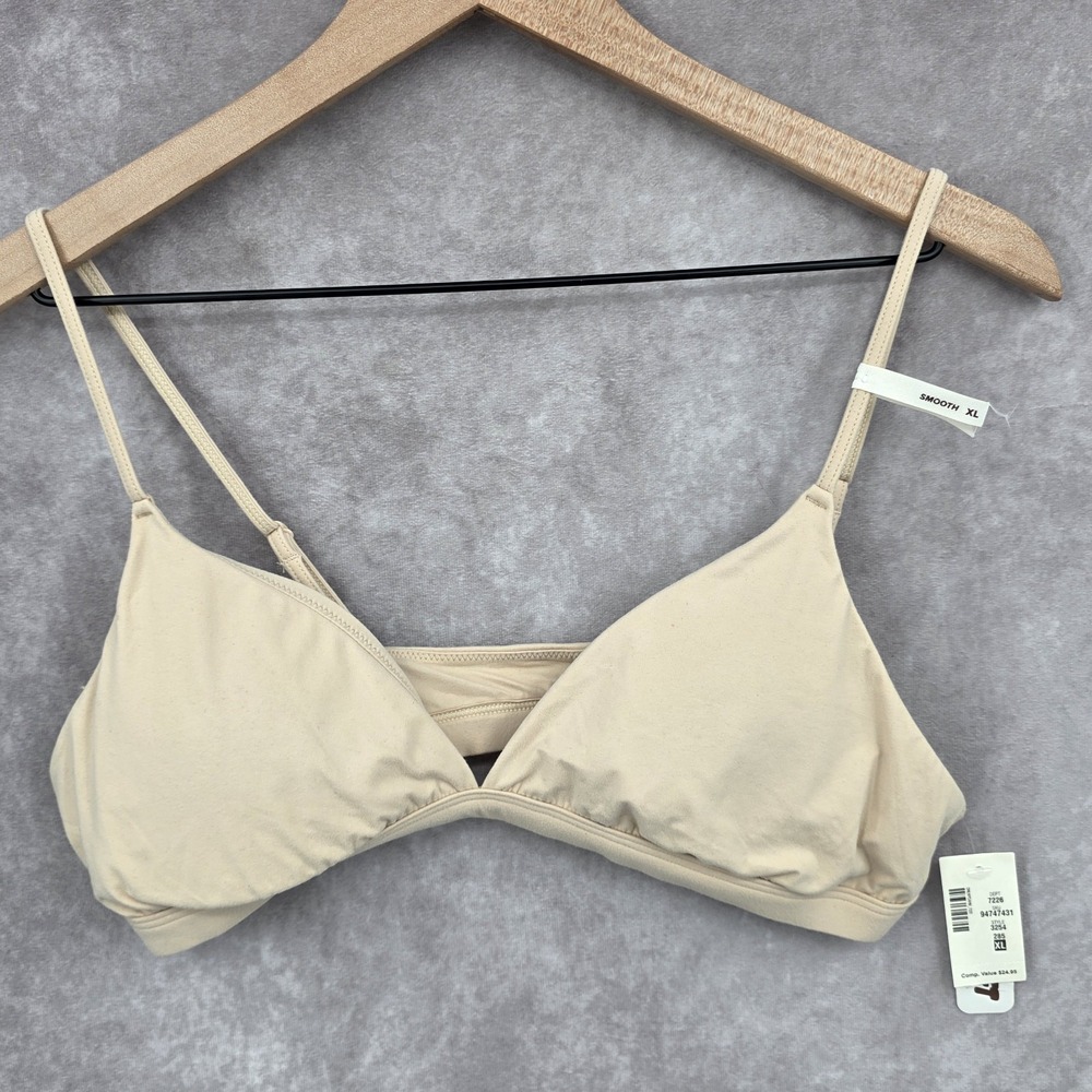 Aeropostale Seriously Soft Smooth Triangle Bralette Twig XL NEW